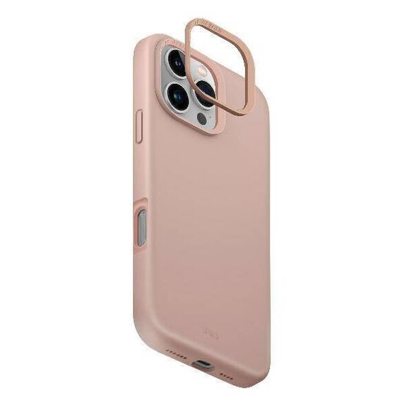 Case IPHONE 16 PRO MAX UNIQ Lino Hue Magclick Charging Blush pink 8886463689967