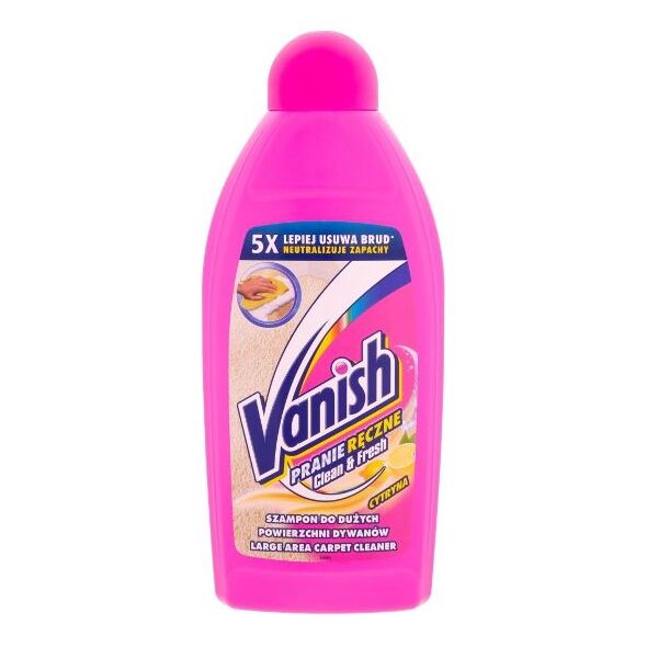 Vanish Szampon do dywanów i tapicerki do prania ręcznego Cytrynowy 3w1 500 ml