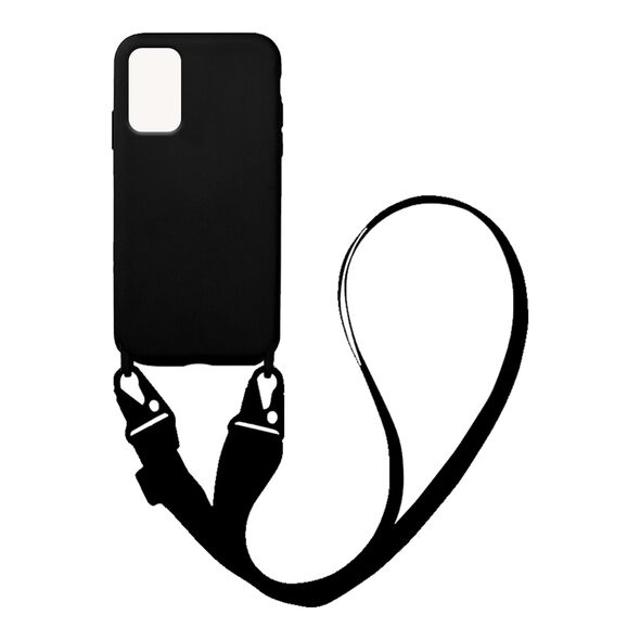 Θήκη Σιλικόνης με Strap CarryHang Sonique Xiaomi Redmi 9T Μαύρο 5201101739454