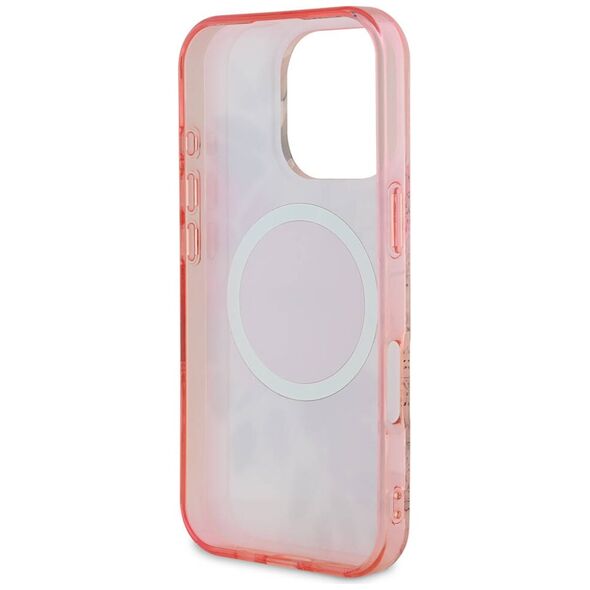 Guess Case for iPhone 16 Pro - Guess IML Flower & Tonal Circle MagSafe (GUHMP16LHFHFWWBDCEP) - Pink 3666339308476 έως 12 άτοκες Δόσεις