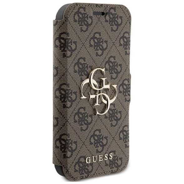 Guess Case for iPhone 15 Pro Max - Guess Book 4G (GUBKP15X4GMGMGBR) - Brown 3666339194451 έως 12 άτοκες Δόσεις