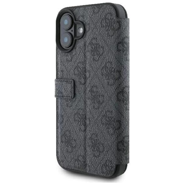 Guess Case for iPhone 16 Plus - Guess Book 4G (GUBKP16M4GMGGR) - Black 3666339346133 έως 12 άτοκες Δόσεις