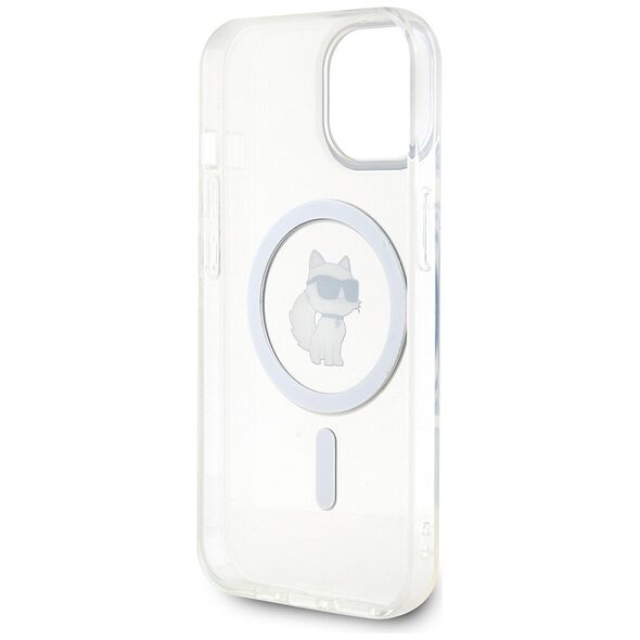 Karl Lagerfeld Case for iPhone 15 / iPhone 14 / iPhone 13 - Karl Lagerfeld IML MagSafe (KLHMPMP15SHFHFCCNOT) - Transparent Choupette 3666339162399 έως 12 άτοκες Δόσεις