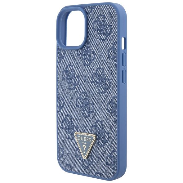 Guess Case for iPhone 15 / iPhone 14 / iPhone 13 - Guess Crossbody 4G Metal Logo (GUHCP15SP4TDSCPB) - Blue 3666339147082 έως 12 άτοκες Δόσεις