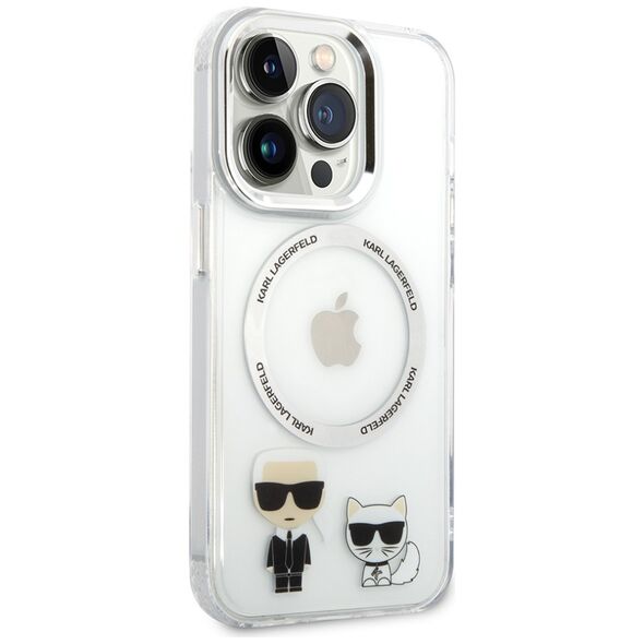 Karl Lagerfeld IPhone 14 Pro Max Case - Karl Lagerfeld Hardcase MagSafe (KLHMP14XHKCT) - Transparent Karl & Choupette Aluminum 3666339077785 έως 12 άτοκες Δόσεις