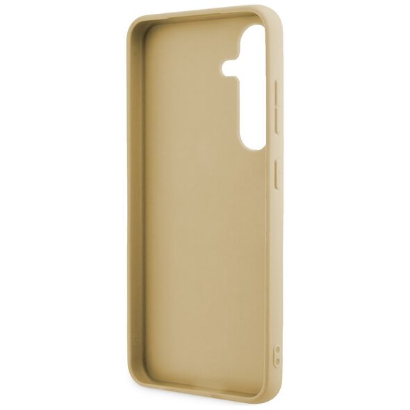 Guess Case for Samsung Galaxy S24 Plus - Guess Glitter Script (GUHCS24MHGGGGSHD) - Gold 3666339241377 έως 12 άτοκες Δόσεις