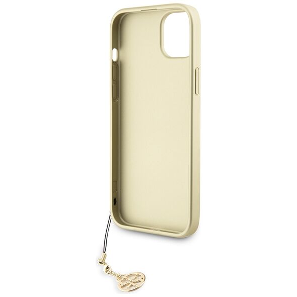 Guess Pouch for iPhone 15 Plus / iPhone 14 Plus - Guess Hardcase 4G Charms Collection (GUHCP15MGF4GGR) - Grey 3666339171674 έως 12 άτοκες Δόσεις