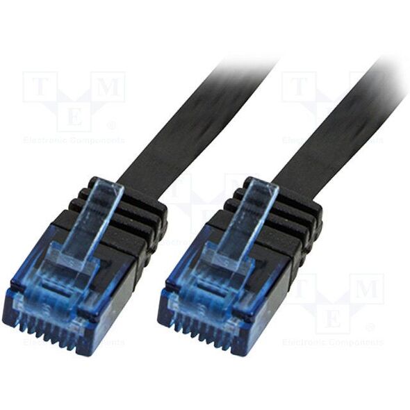 LogiLink Patchcord Cat.5e U/UTP, płaski, 10m (CP0139B)