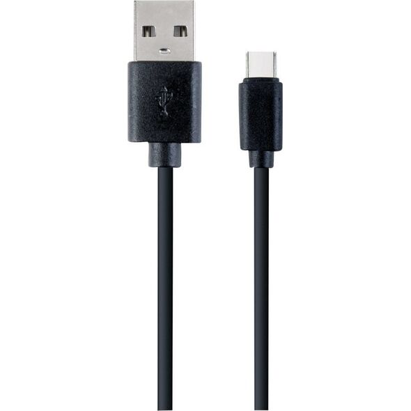 Kabel USB Gembird USB-A - USB-C 1 m Czarny (CC-USB2-AMCM-1M-1)