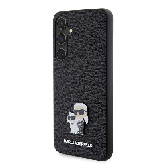 Karl Lagerfeld Case for Samsung Galaxy S24 Plus - Karl Lagerfeld Saffiano (KLHCHCS24MPSAKCMPK) - Karl&Choupette Metal Pin 3666339242039 έως 12 άτοκες Δόσεις