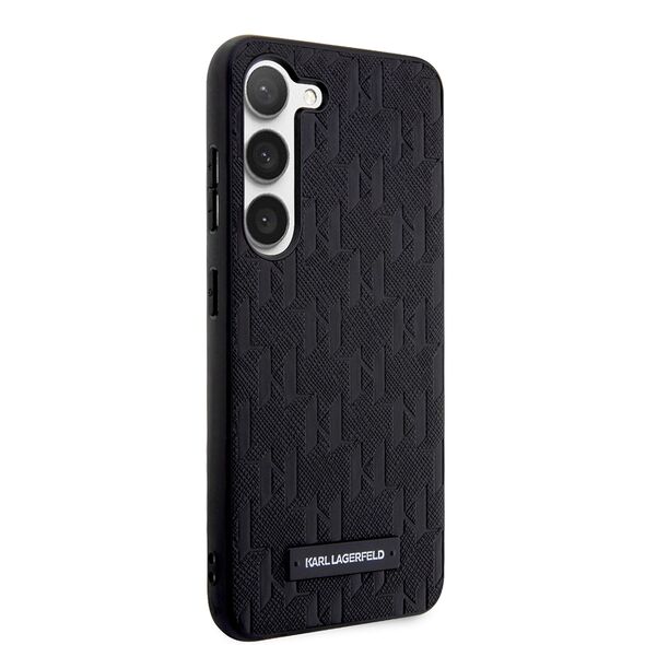 Karl Lagerfeld Case for Samsung Galaxy S23 - Karl Lagerfeld Saffiano (KLHCHCS23SSAKAKLHPK) - Mono Metal Logo 3666339117917 έως 12 άτοκες Δόσεις