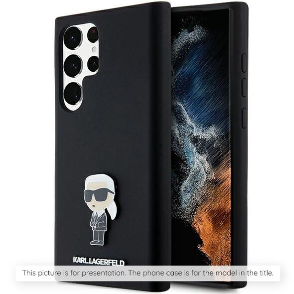 Karl Lagerfeld Case for Samsung Galaxy S24 Plus - Karl Lagerfeld Silicone (KLHCHCS24MSNIKKBCK) - Ikonik 3666339242305 έως 12 άτοκες Δόσεις