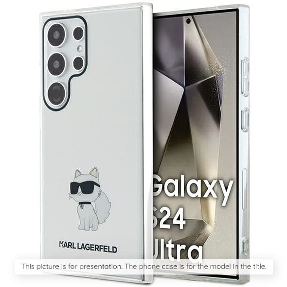 Karl Lagerfeld Case for Samsung Galaxy S24 Ultra - Karl Lagerfeld IML Luxury (KLHCHCS24LHNHNCHCHTCT) - Transparent Choupette 3666339243289 έως 12 άτοκες Δόσεις