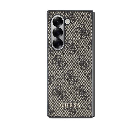 Guess Case for Samsung Galaxy Z Fold6 - Guess Hardcase 4G (GUHCZFD6GF4GBR) - Brown 3666339322212 έως 12 άτοκες Δόσεις