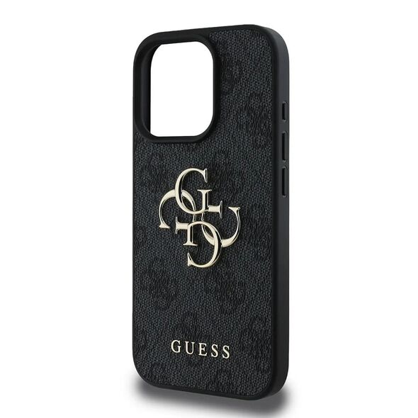 Guess Case for iPhone 16 Pro - Guess Hardcase 4G Big Logo (GUHCP16L4GMGGR) - Black 3666339327545 έως 12 άτοκες Δόσεις