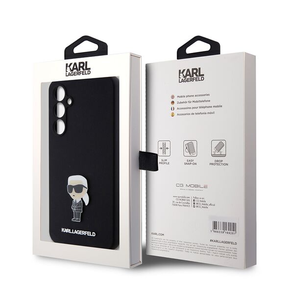 Karl Lagerfeld Case for Samsung Galaxy S23 FE - Karl Lagerfeld Silicone (KLHCHCS23FEMHKHKNPK) - Ikonik Metal Pin 3666339218645 έως 12 άτοκες Δόσεις