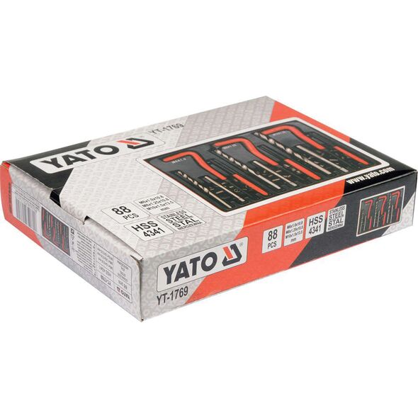 YATO ΣΕΤ ΣΠΕΙΡΩΜ 88ΤΕΜ Μ6-10 YT-1769 YATO 20001769 ΤΕΜΑΧΙΟ εως 12 άτοκες δόσεις