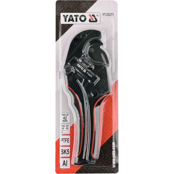 YATO ΣΩΛΗΝΟΚΟΦΤΗΣ PVC 42MM YT-22271 20022271 ΤΕΜΑΧΙΟ εως 12 άτοκες δόσεις