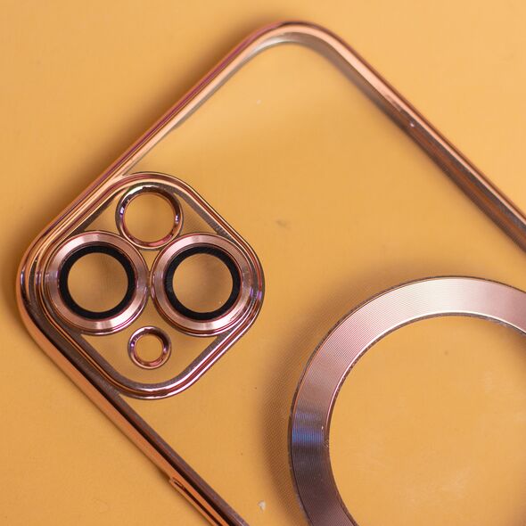 Color Chrome Mag case for Samsung Galaxy S24 FE rose gold 5906961914170