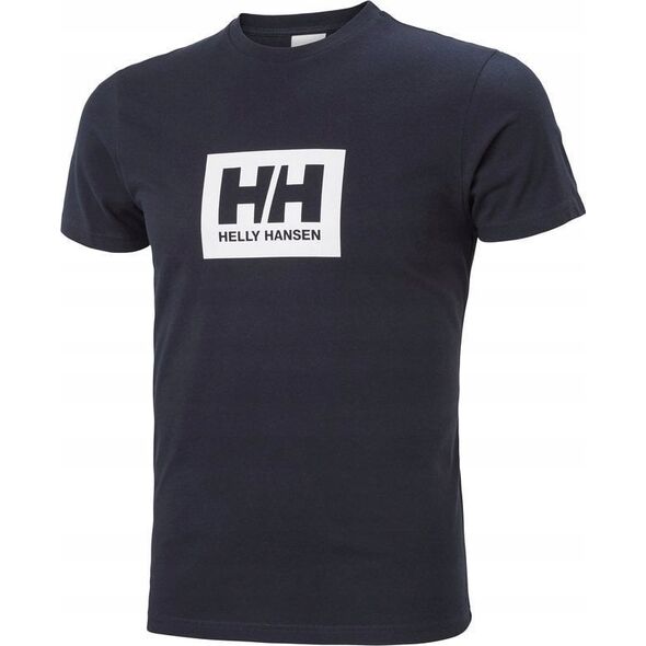 Helly Hansen Helly Hansen box t-shirt - marinblå - XXL