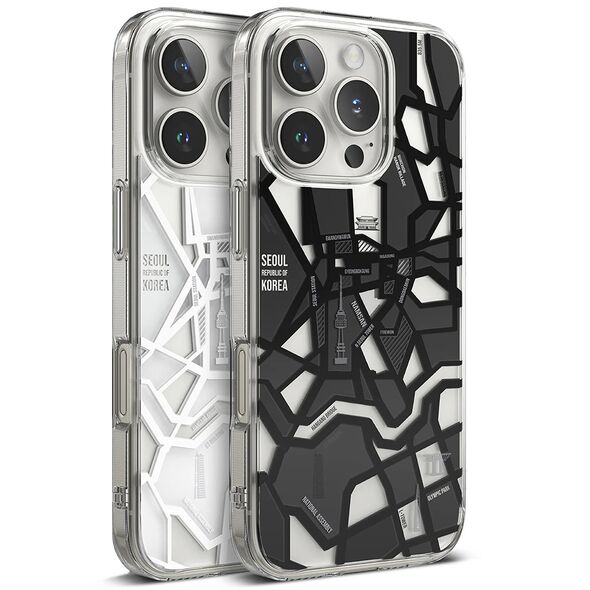 Ringke Case for iPhone 16 Pro - Ringke Fusion Design - Seoul Map White 8800274964310 έως 12 άτοκες Δόσεις