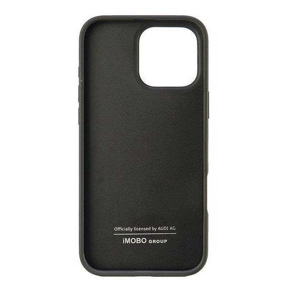 Original Case IPHONE 16 PRO MAX Audi Carbon Fiber Stripe (AUS-TPUPCIP16PM-R8/D1-BK) black 6955250227919