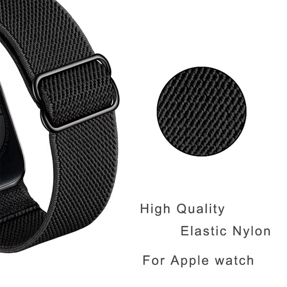 Λουράκι Elastic Nylon Loop Sport Band Sonique για Apple Watch (42/44/45/49MM) Μπορντώ 5210312040693