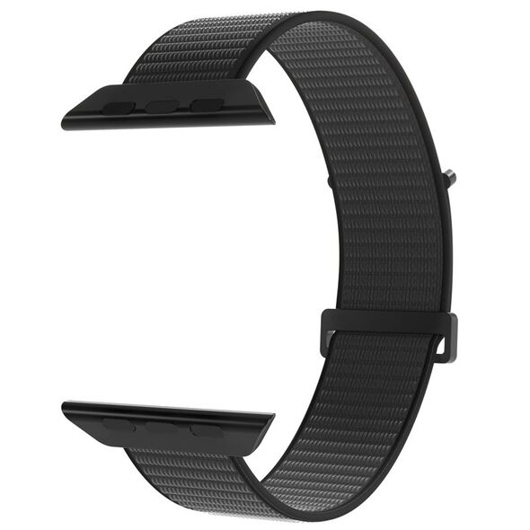 PURO Nylon Sport Strap Apple Watch 4/5/6/7/SE/8/9/10 40/41/42mm (Black) PUR643 8018417441318