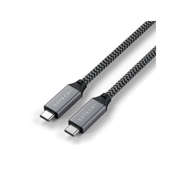 Satechi USB4 USB-C/USB-C Cable 100W 80cm Space Gray STH19 810086360253