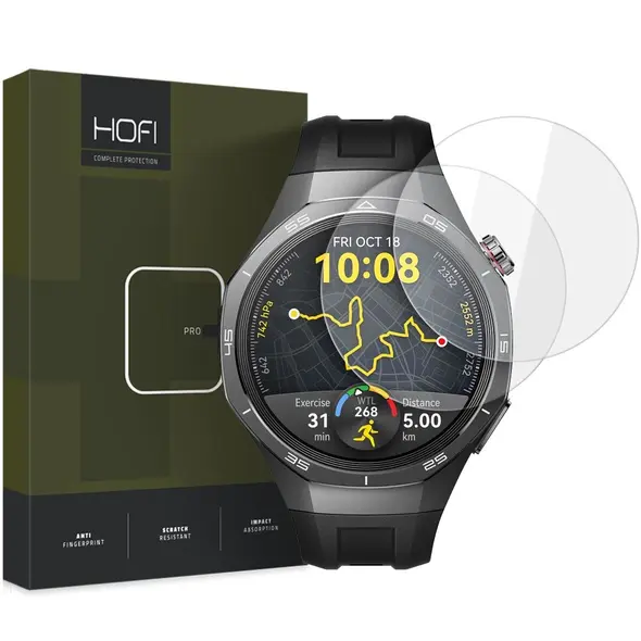 Hofi Glass Pro+ Huawei Watch GT 5 Pro 46mm Clear [2 PACK] HOFI559 5906302371174