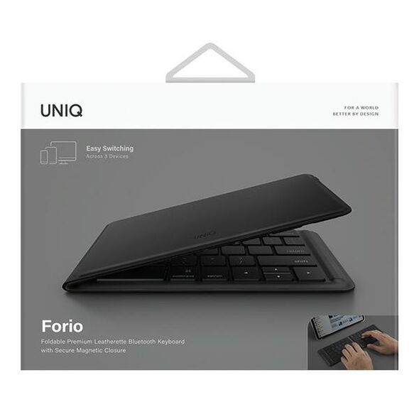 UNIQ Forio folding Bluetooth keyboard midnight black UNIQ948 8886463684603