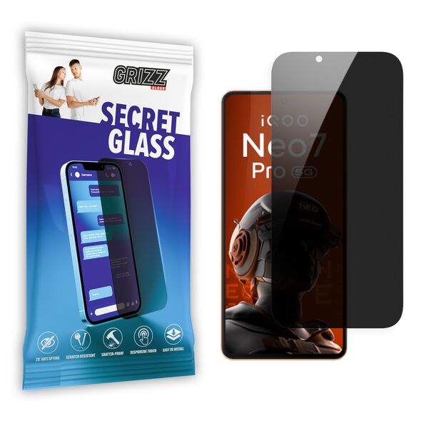 GrizzGlass SecretGlass vivo iQOO Neo 7 Pro GRZ5308 5904063572182