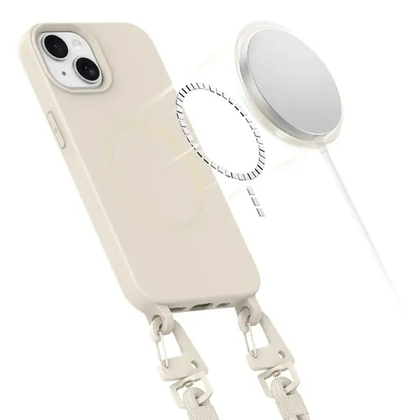 Tech-Protect Magnecklace MagSafe Apple iPhone 13 Cosmic Latte THP3337 5906302370467