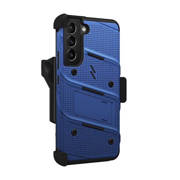 ZIZO BOLT Bundle Samsung Galaxy S22+ Case - Blue & Black ZIZ098BLU 888488337333