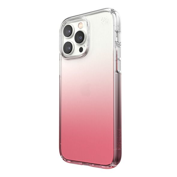 Speck Presidio Perfect-Clear Ombre MICROBAN Apple iPhone 14 Pro Max (Clear / Vintage Rose Fade) SPK370 840168523108