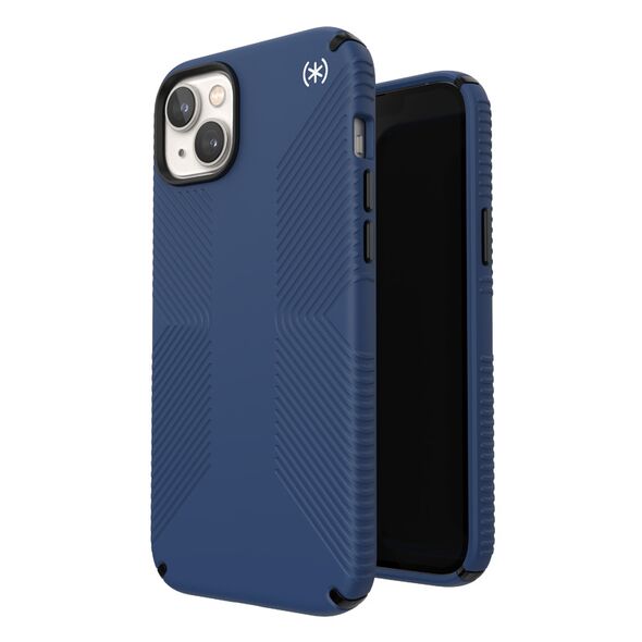 Speck Presidio2 Grip MagSafe MICROBAN Apple iPhone 14 Plus / 15 Plus (Coastal Blue / Black / White) SPK386 840168523979