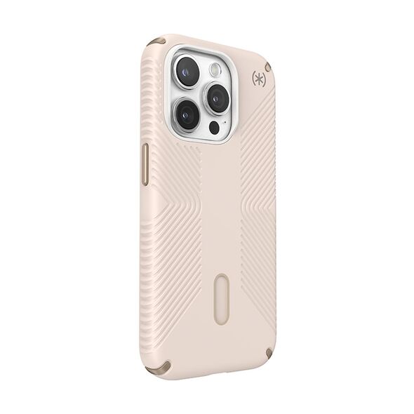 Speck Presidio2 Grip ClickLock MagSafe Apple iPhone 15 Pro (Bleached Bone/Heirloom Gold/Hazel Brown) SPK542 840168533084