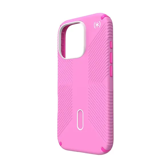 Case Speck Presidio2 Grip ClickLock & MagSafe Apple iPhone 16 Pro (True Pink / Shocking Pink / White) SPK656 840168540808