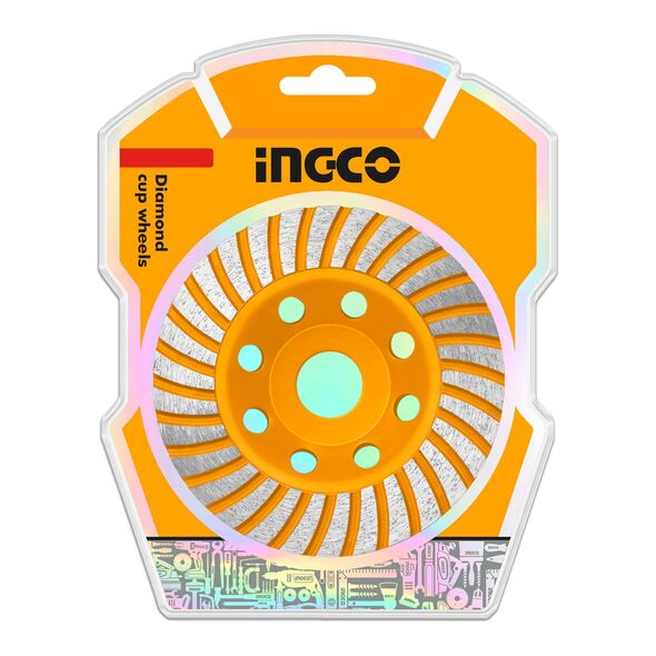 Ingco Δίσκος Λείανσης Δομικών Υλικών 125mm Cgw011251 6928073674888 έως 12 Άτοκες Δόσεις