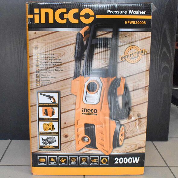 Ingco Πλυστικό Μηχάνημα Υψηλής Πίεσης 2000w Hpwr20008 6925582123869 έως 12 Άτοκες Δόσεις