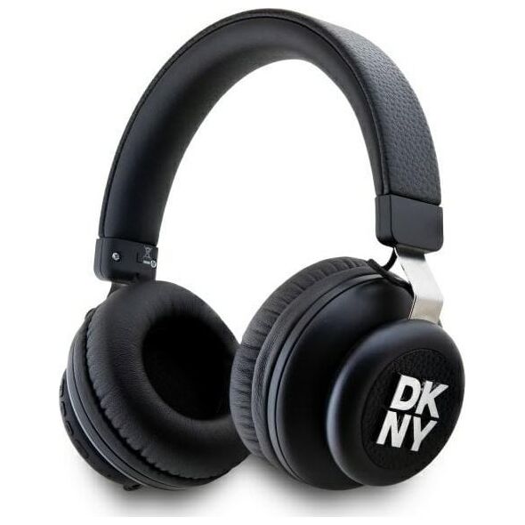 Słuchawki DKNY DKNY słuchawki nauszne Bluetooth          DKBHS6PUSLK czarny/black Metal Logo