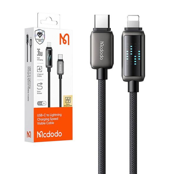 Mcdodo Mcdodo CA-2630 LED Display USB-C to Lightning 36W Data Cable 1.2m 070148  CA-2630 έως και 12 άτοκες δόσεις 6921002626309