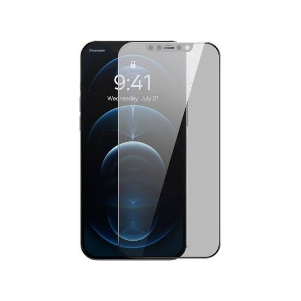 Baseus Szkło hartowane Baseus Privacy Glass SGQP051202 0.3mm Apple iPhone 12 Pro Max