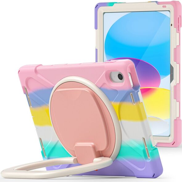 Tech-Protect X-Armor case for iPad 10.9&quot; 2022 - pink and blue 9490713927694