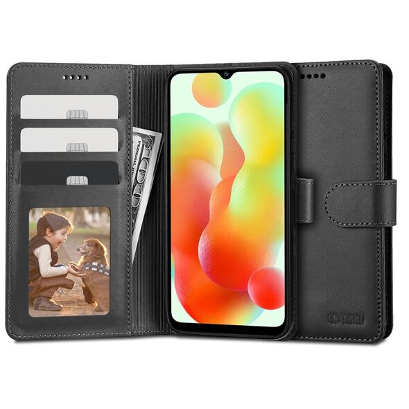 Tech-Protect Wallet case for Xiaomi Redmi 12C - black 9490713933756