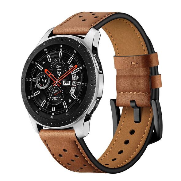 Strap for SAMSUNG GALAXY WATCH (46MM) Tech-Protect Leather brown 5906735412512