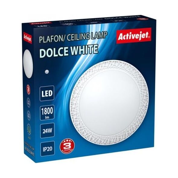 Lampa sufitowa Activejet Plafon LED Activejet AJE-DOLCE White