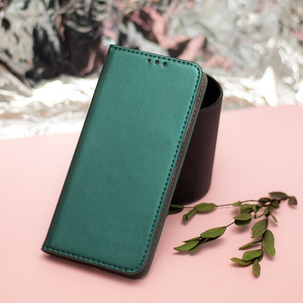 Smart Magnetic case for Oppo Reno 12 5G (Global) dark green 5906961901675