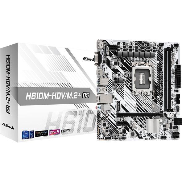 Płyta główna ASRock H610M-HDV/M.2+ D5