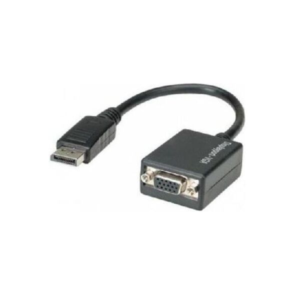 Adapter AV Techly DisplayPort - D-Sub (VGA) czarny (325325)